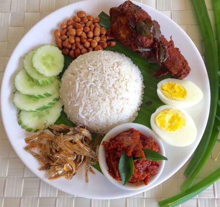 Nasi Lemak  Recipe Coconut Milk Rice 